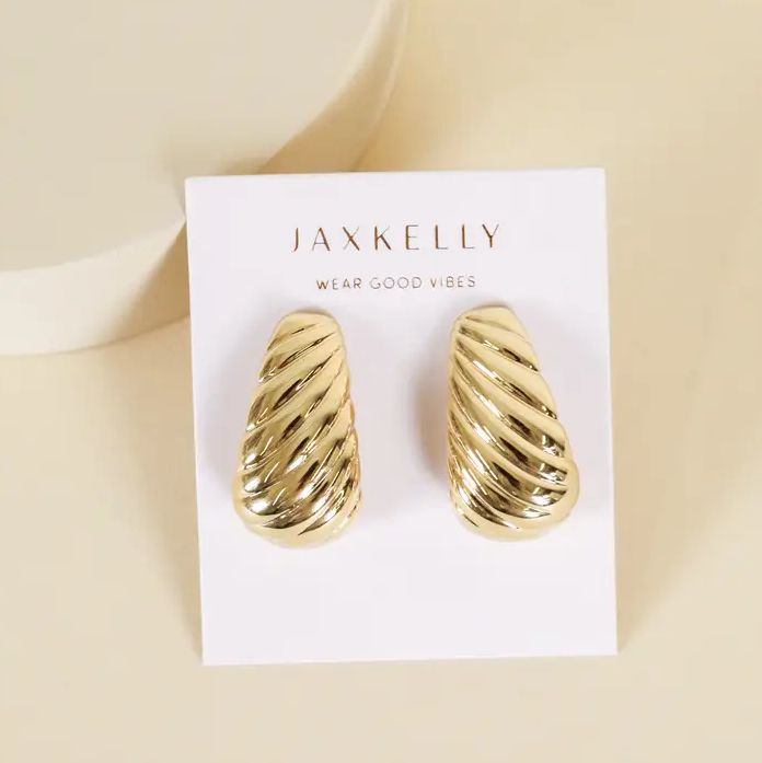 Jax Kelly Bold Swirl Earrings JX25