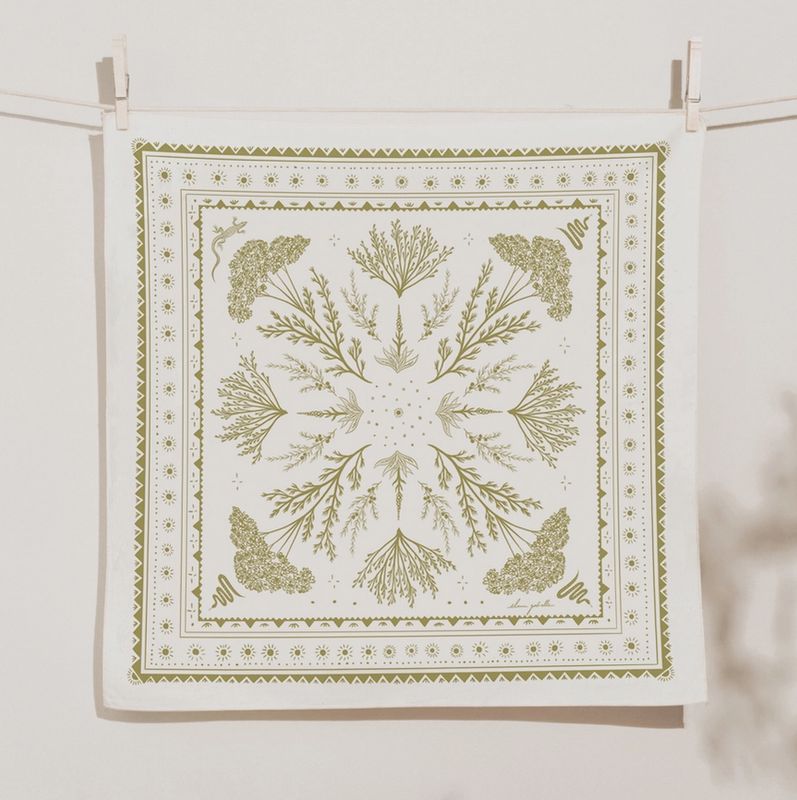 Elana Gabrielle High Desert Bandana in Sage EG4