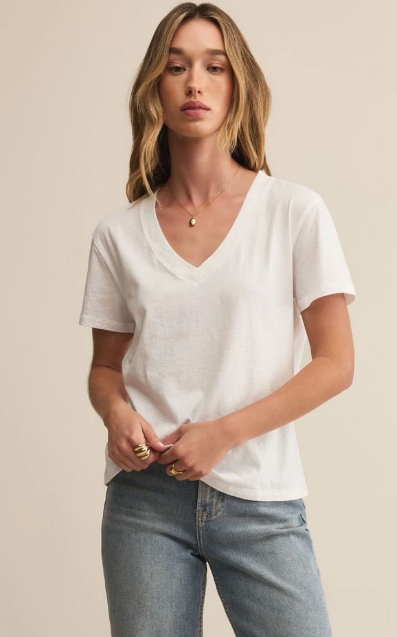 Z Supply Weekdays V-Neck Tee (Two Colors)