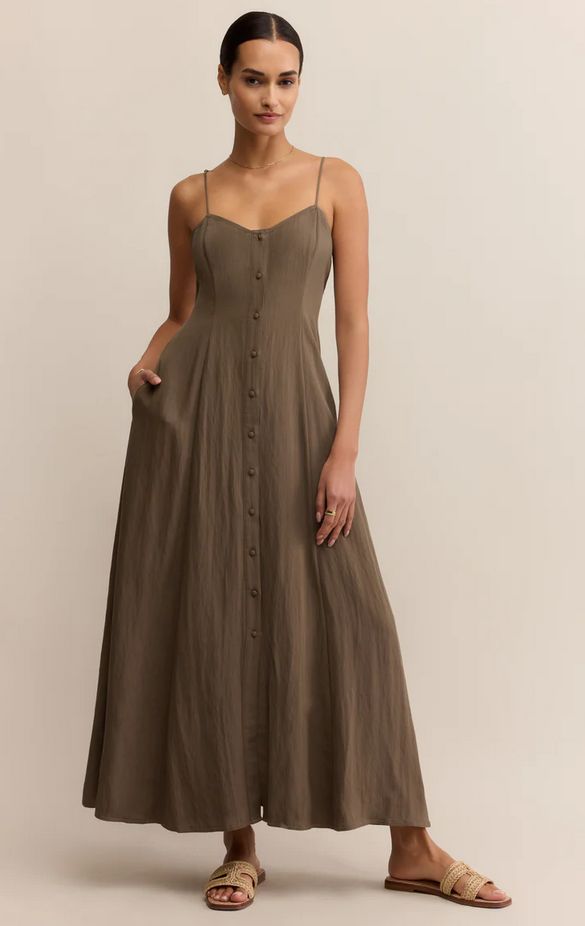 Z Supply Angel Eyes Midi Dress in Tiki