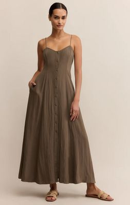 Z Supply Angel Eyes Midi Dress in Tiki
