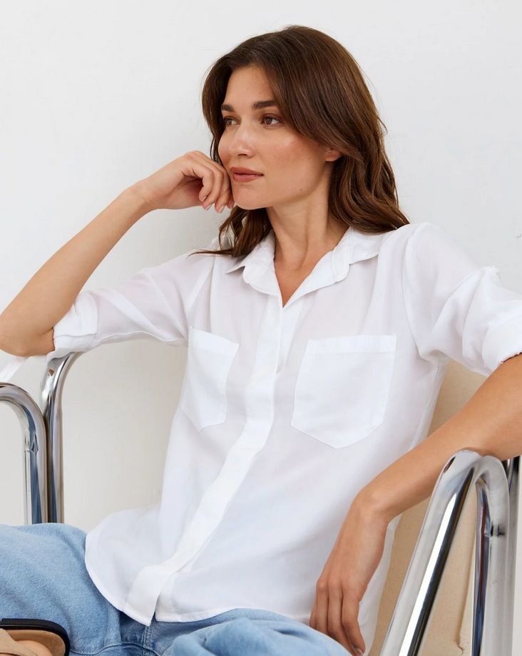 Bella Dahl Split Back Button Down (Two Colors)