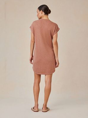 Bella Dahl Roll Sleeve T-Shirt Dress