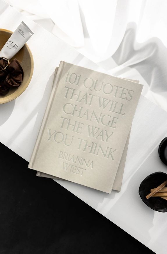 101 Quotes That Will Change the Way You Think Table Book by Brianna Wiest