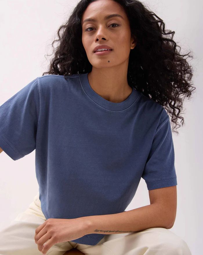 Richer Poorer Relaxed Crop Tee (Multiple Colors)