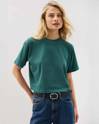 Richer Poorer Relaxed Crop Tee (Multiple Colors)