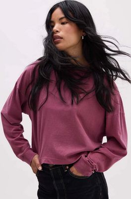 Richer Poorer Relaxed Crop Long Sleeve Tee (Multiple Colors)