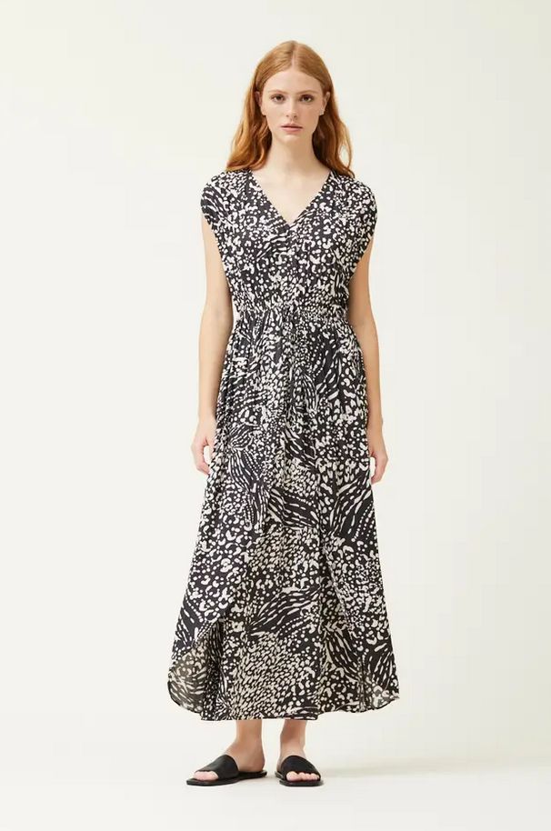 Grade &amp; Gather Slit Skirt Summer Dress