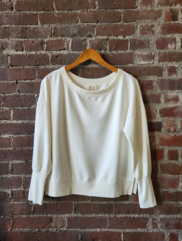 Mila Long Sleeve Open Neck Top