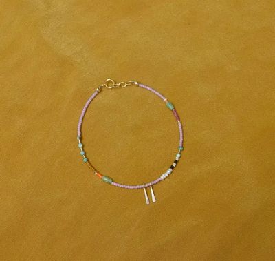 Freestone Single Strand Bracelet - in Lilac FST7