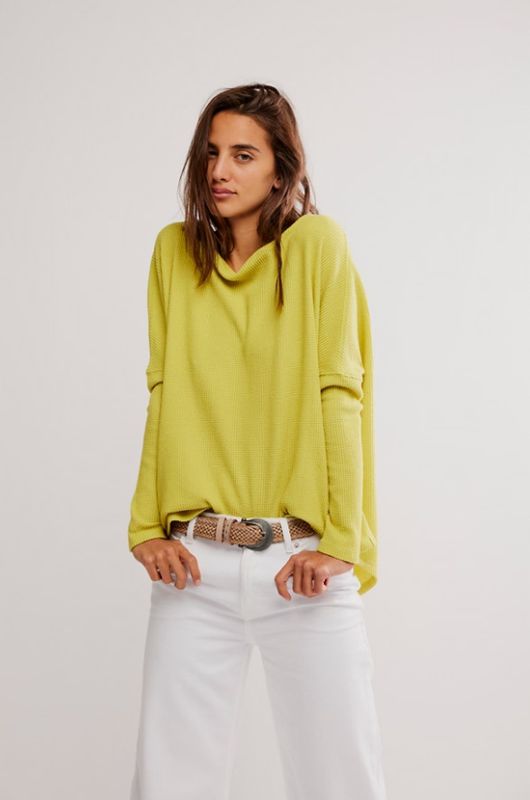 Free People Latte Blues Solid Thermal (2 Colors)