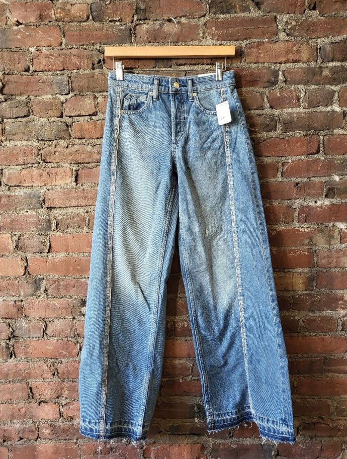 Free People On The Edge Wide Leg Jean