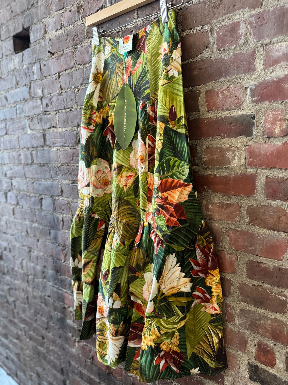 Farm Rio Botanical Forest Midi Skirt