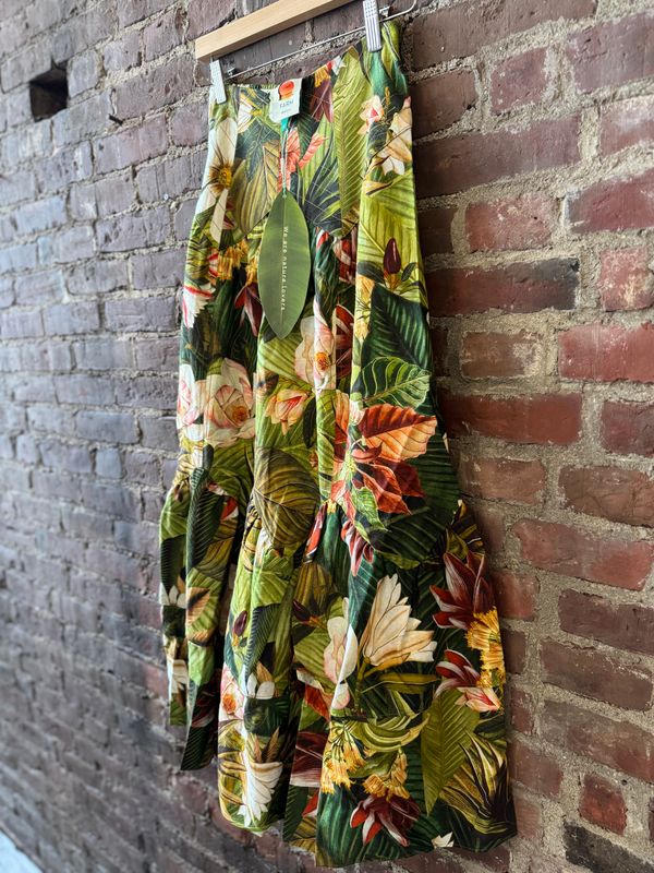 Farm Rio Botanical Forest Midi Skirt