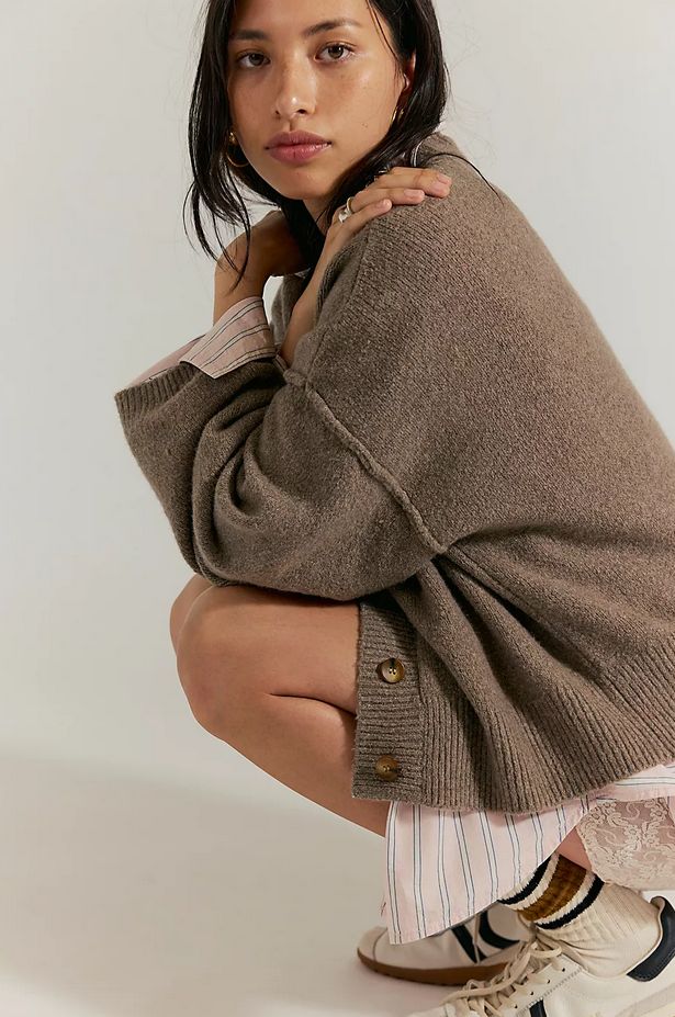 Free People Cool of the Night Cardi