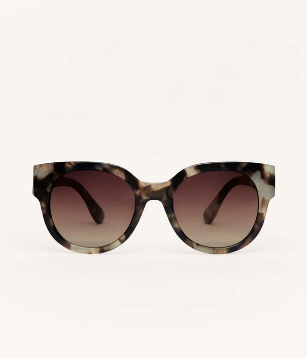 Z Supply Lunch Date in Marbled Tort-Brown Polarized