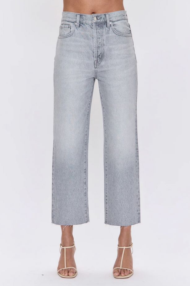 Pistola Cassie Crop Super High Rise Straight 