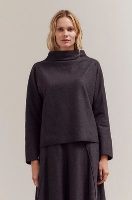 Grade &amp; Gather Mock Neck Loose Fit Sweater (Two Colors)