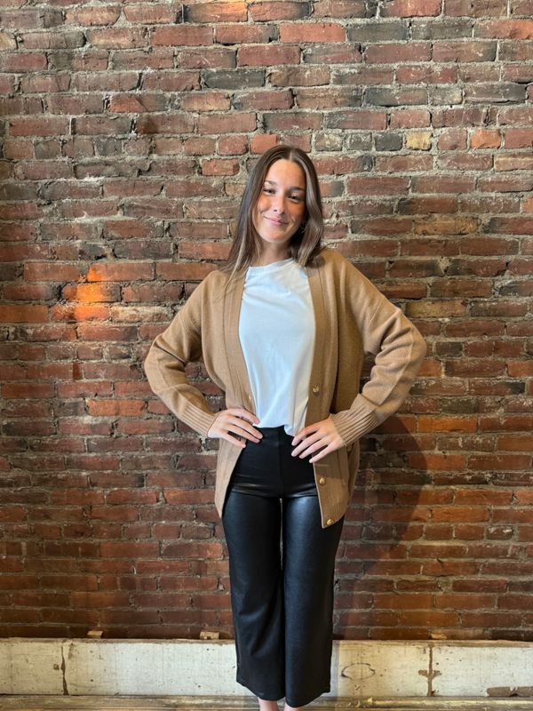 Quinn Yuna Cashmere Boyfriend Cardigan