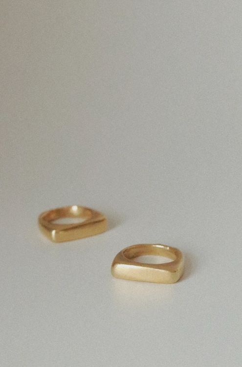 Goldie Jewelry Brass Fields Ring Size 6 GJ63