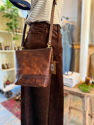 Kingdom Leather Althea Crossbody in Copperhead