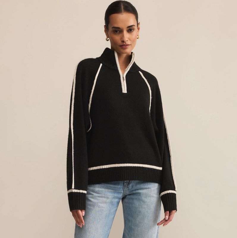 Z Supply Alps Half Zip Sweater
