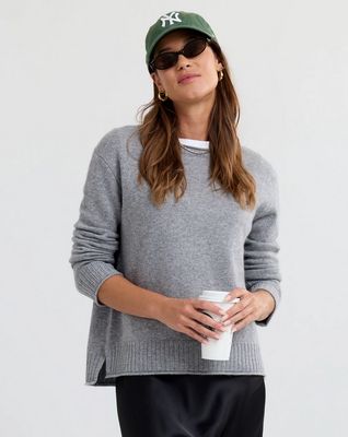 Pura Cashmere Essential Cashmere Crew (Two Colors)