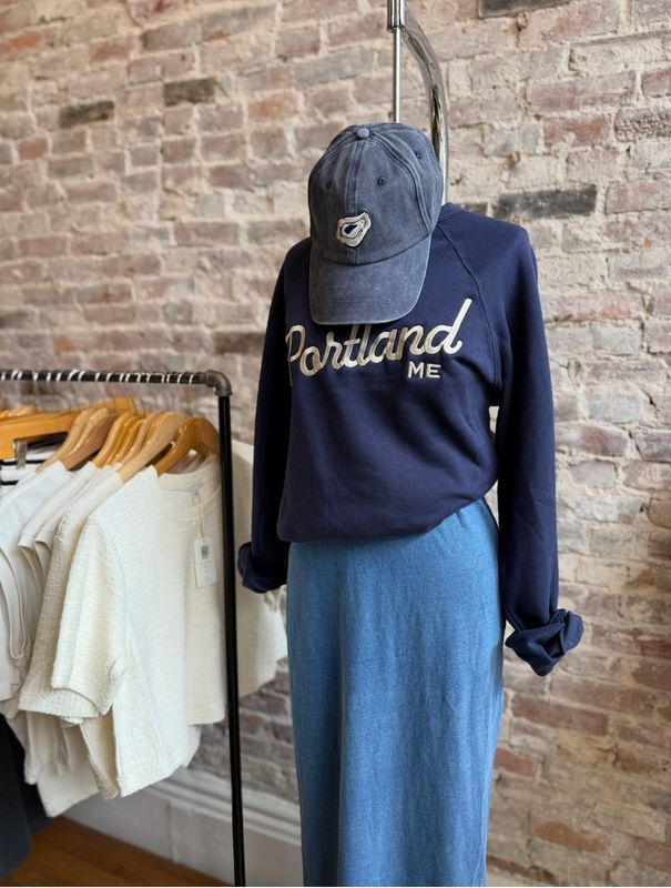 Portland Maine Crewneck Sweatshirt (Two Colors)