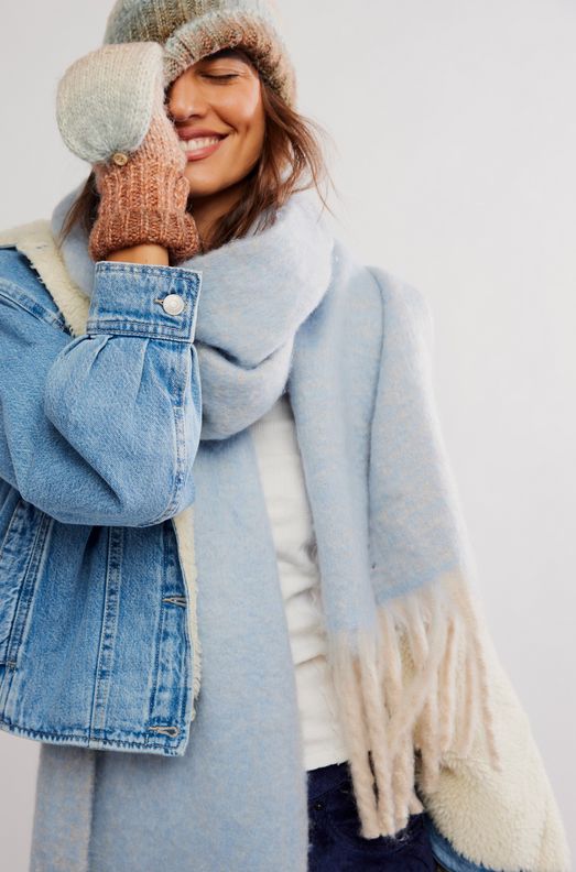 Free People Winter Chill Blanket Scarf (Multiple Colors)