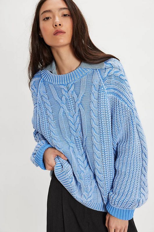 Free People Frankie Cable Sweater