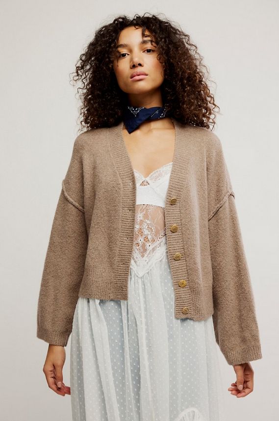 Free People Cool of the Night Cardi