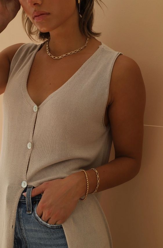 Katie Waltman Jewelry Florence Chain Necklace KW54