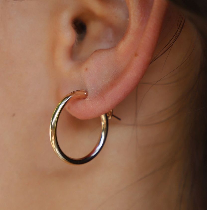 Katie Waltman Jewelry Gold Filled Hoops KW55
