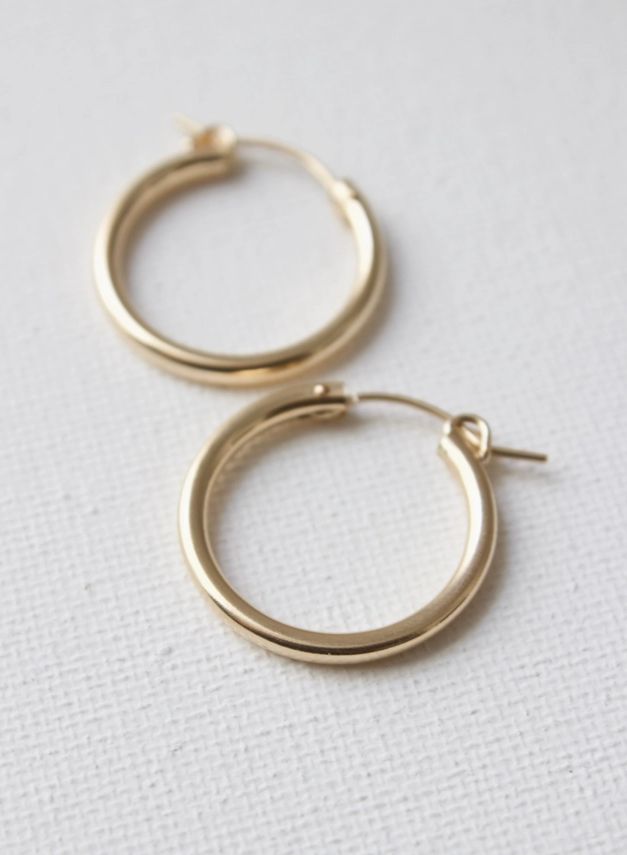 Katie Waltman Jewelry Gold Filled Hoops KW55