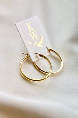 Katie Waltman Jewelry Large Gold Filled Hoops KW58