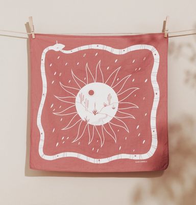 Elana Gabrielle Desert Bandana in Terracotta EG11