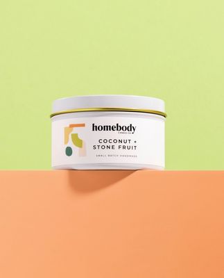 Homebody Candle Co. Coconut and Stone Fruit Candle Tin HB16