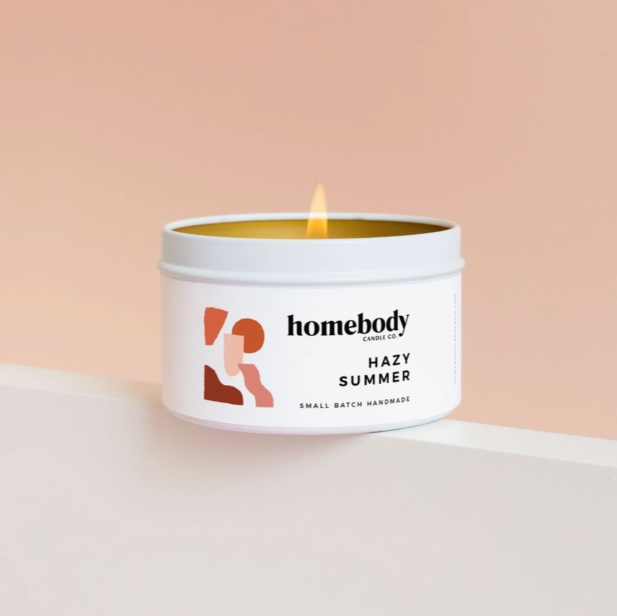 Homebody Candle Co. Hazy Summer Candle Tin HB17