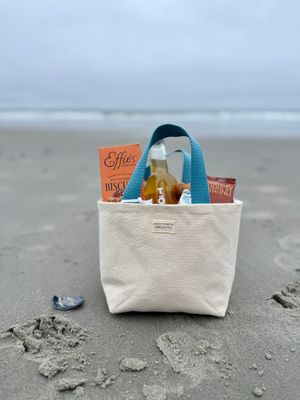 Wentworth Mercantile Seashell Canvas Mini Tote