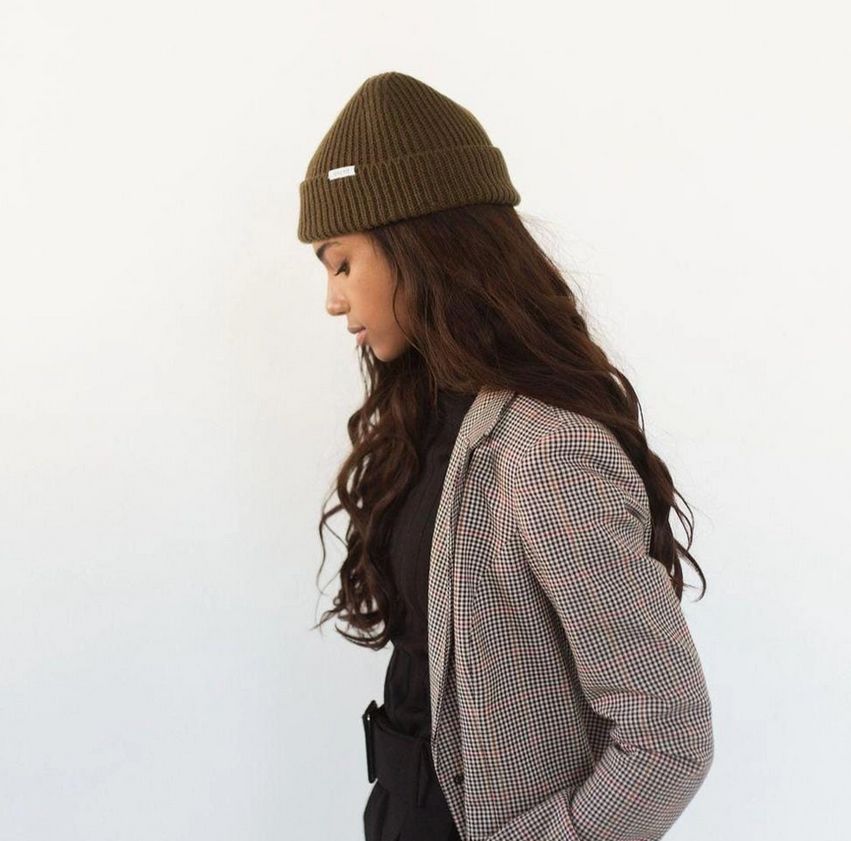 Gigi Pip Ash Fisherman Beanie (Two Colors)