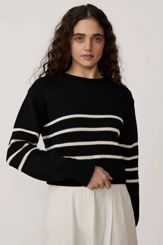 Laude The Label Cropped Field Sweater