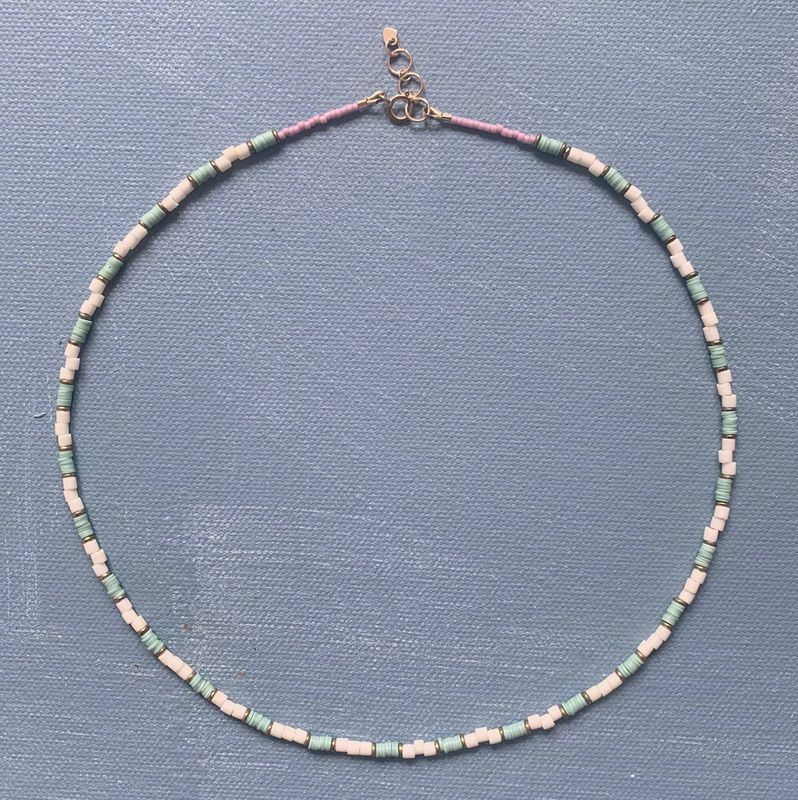 Alice Rise Stripe Necklace AN2