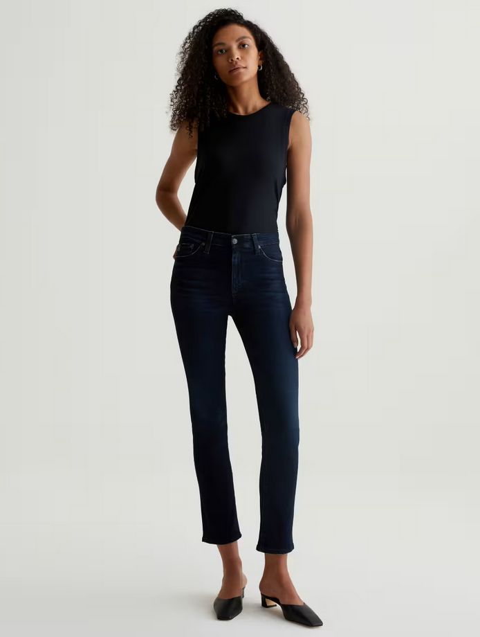 AG Jeans Mari Mid Rise Slim Straight in 3 Years