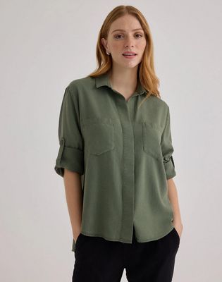 Bella Dahl Split Back Button Down (Multiple Colors)