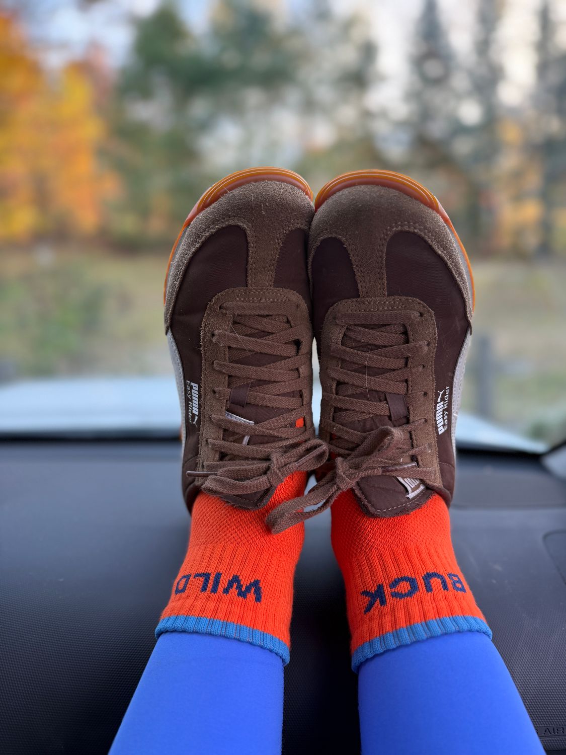 Mother Baby Steps Ankle in Orange