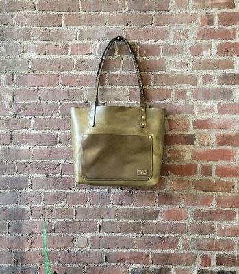 Kingdom Leather Large Tote Bag in Olive
