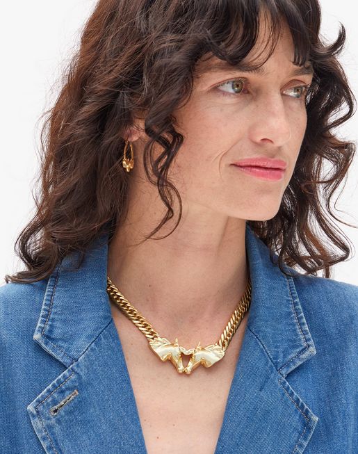Clare V. Le Cheval Necklace CV10
