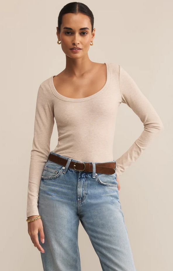 Z Supply Second Skin Scoop Neck Top