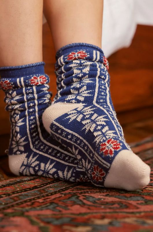 Free People Nearly Nordic Socks 
