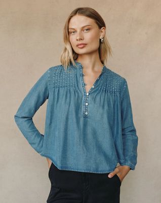 Bella Dahl Pintuck Pullover